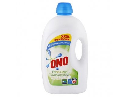 OMO Fresh Clean univerzální prací gel 5l XXXL, 100 pracích dávek